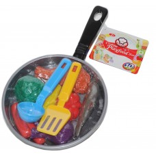 COOKING PLAYFOOD SET 10 PCS