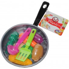 COOKING PLAYFOOD SET 10 PCS