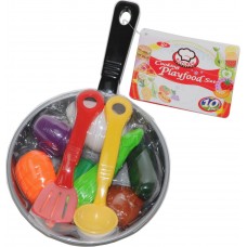 COOKING PLAYFOOD SET 10 PCS