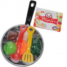 COOKING PLAYFOOD SET 10 PCS