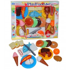 CUTTING PLAYFOOD SET 30 PCS