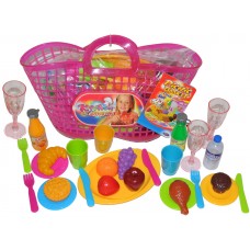 PICNIC BASKET WITH DISH SET 40 PCS