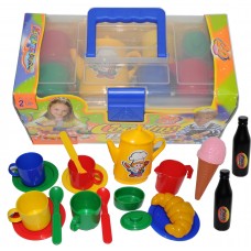 COOKING PLAYSET WITH CARRY BOX 26 PCS