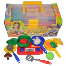 COOKING PLAYSET WITH CARRY BOX 26 PCS