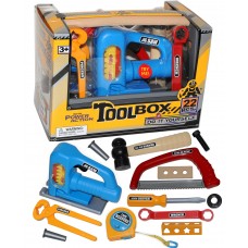 POWER TOOL SET WITH TOOL BOX 22 PCS