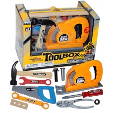 POWER TOOL SET WITH TOOL BOX 22 PCS