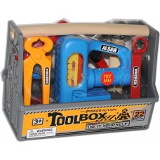 POWER TOOL SET WITH TOOL BOX 22 PCS