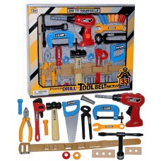 POWER DRILL WITH TOOL BELT SET 33 PCS