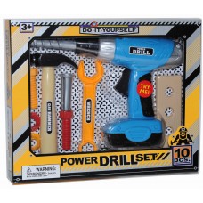 POWER DRILL SET 10 PCS