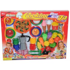 DELUXE COOKING PLAY SET 70 PCS