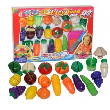 CUTTING PLAY FOOD SET 42 PCS