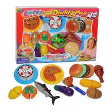 CUTTING DINING PLAY SET 42 PCS