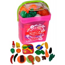 KITCHEN PLAY FOOD SET 40 PCS