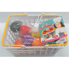 FRUITS SET WITH BASKET (23PCS)