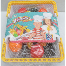 FRUITS PLAYSET WITH BASKET (23 PCS)