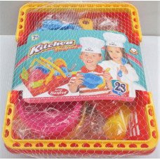 Kitchen Play set with basket (23 pcs)