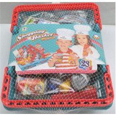 SHOPPING BASKET PLAYSET (23 PCS)